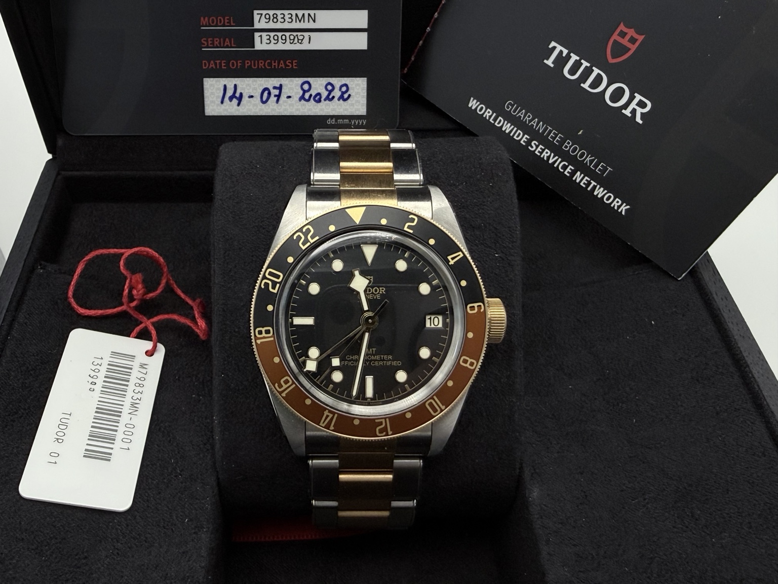 Tudor Black Bay GMT S&G Root Beer with box and papers